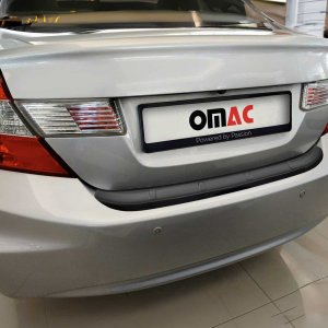 Honda Civic Bumper Sill Cover - Rear - Omac - Acrylic - Gloss Black - '12-'15 Honda Civic Bumper Sill Cover - Rear - Omac - Acrylic - Gloss Black - '12-'15